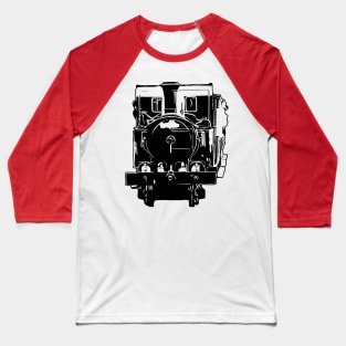 Isle of Man Steam Train and Carriages Baseball T-Shirt